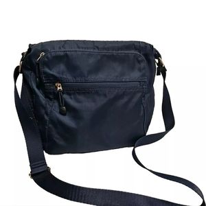 E.T.A. Everyday Travel Adventure Bag Tote Adjustable Crossbody Blue